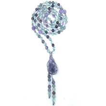 Load image into Gallery viewer, Fluorite Mala Necklace