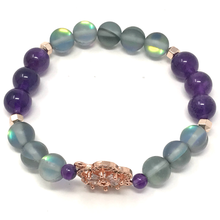 Load image into Gallery viewer, Amethyst, Amazonite &amp; Moonstone Jewelry set