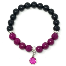 Load image into Gallery viewer, Purple Sugilite &amp; Black Onyx Jewelry set