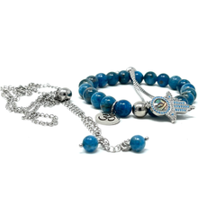 Load image into Gallery viewer, Blue Ocean Apatite Jewelry set