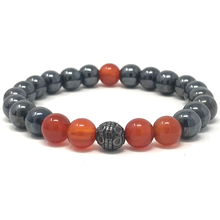 Load image into Gallery viewer, Hematite &amp; Red Agate