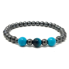 Load image into Gallery viewer, Set Hematite &amp; Turquoise