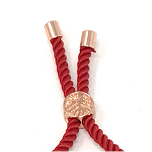 Load image into Gallery viewer, Adjustable red bracelet