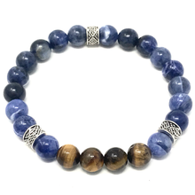 Load image into Gallery viewer, Blue Sodalite &amp; Tiger&#39;s Eye