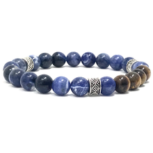 Load image into Gallery viewer, Blue Sodalite &amp; Tiger&#39;s Eye